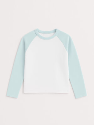 Camiseta Algodón lycra Manga ranglan de Nena
