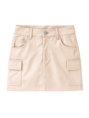 P119B Pollera Cargo De Cuerina Nena