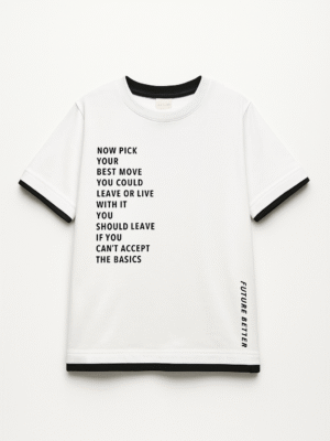 R01A Remera Oversize Estampado Varon