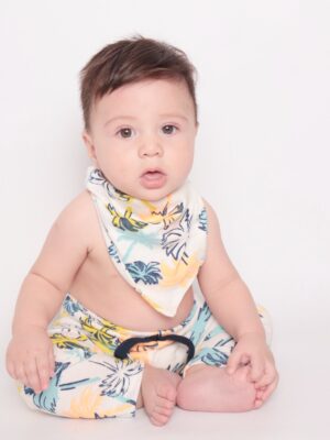 CB1 Pantalon y Bandana Algodon Jersey Estampado Bebe