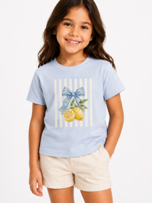 R05L Remera Basica de Jersey Nena “Lemon”