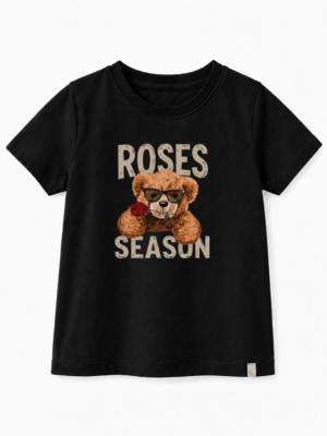 R05L Remera Basica de Jersey Nena ROSES SEASON