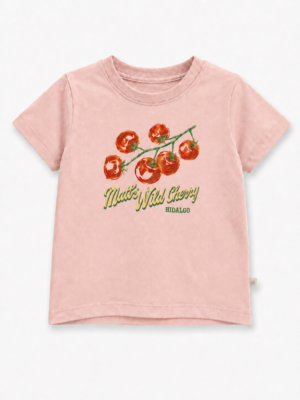 R05L Remera Basica de Jersey Nena WILD CHERRY