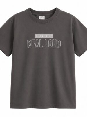 Remera DOBLE ESTAMPA de Jersey Varon REAL LOUD