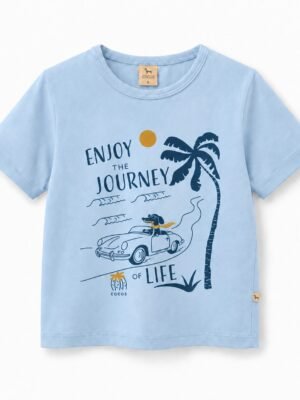 Remera Basica de LYCRA Enjoy The Journey Varon