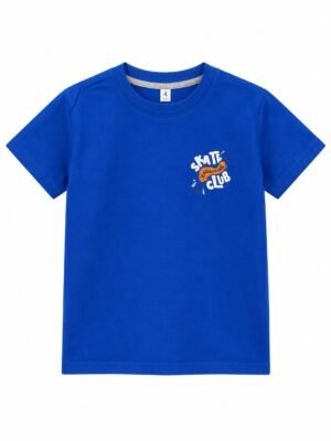 Remera Basica de Algodon Skate club de varon