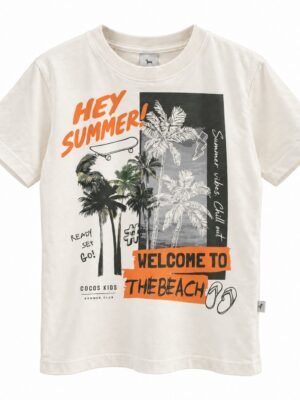 Remera Basica de Jersey Varon HEY SUMMER