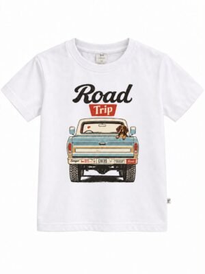 Remera Basica de Jersey Varon ROAD TRIP