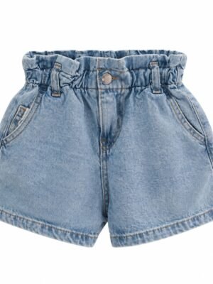 Short de jean MARIA liso con FRUNCE