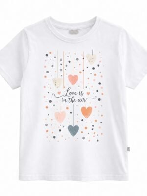 R05 Remera Comun de Jersey LOVE IS IN THE AIR