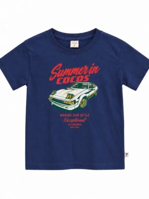 R01 Remera Basica de Jersey SUMMER IN COCOS