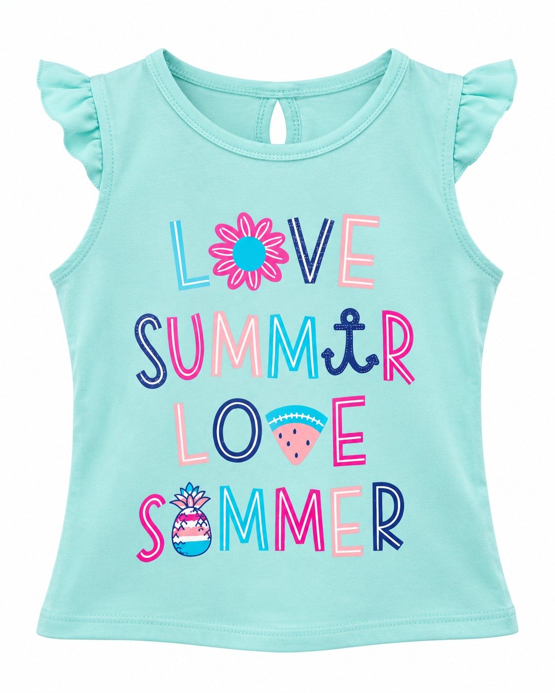 Musculosa con Volados LOVE SOMMER de BEBA - foto 2 - Cocos Kids