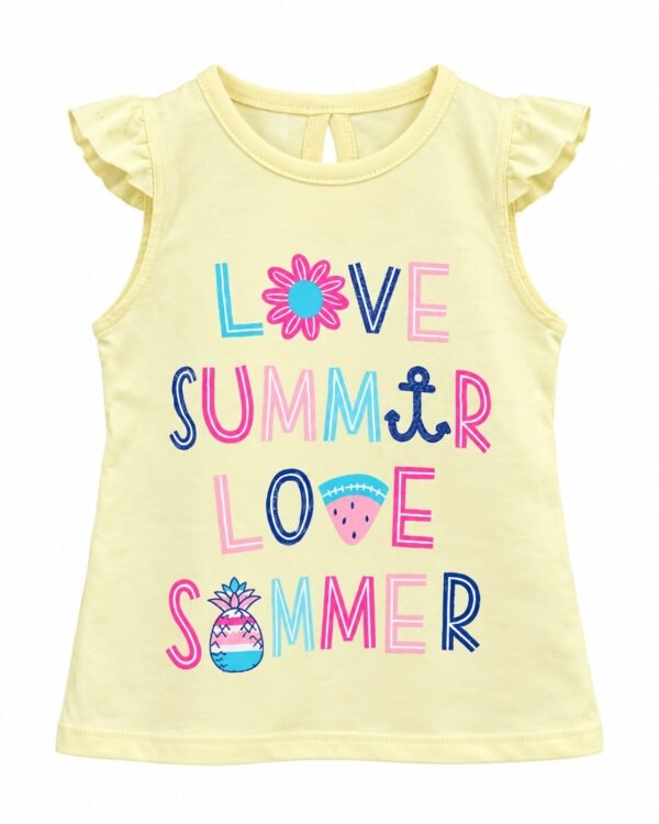 Musculosa con Volados LOVE SOMMER de BEBA - foto 3 - Cocos Kids